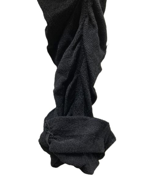 BURBERRY LONDON（バーバリーロンドン）BURBERRY LONDON (バーバリーロンドン) ギャザースリーブカーディガン ブラック サイズ:SIZE2の古着・服飾アイテム