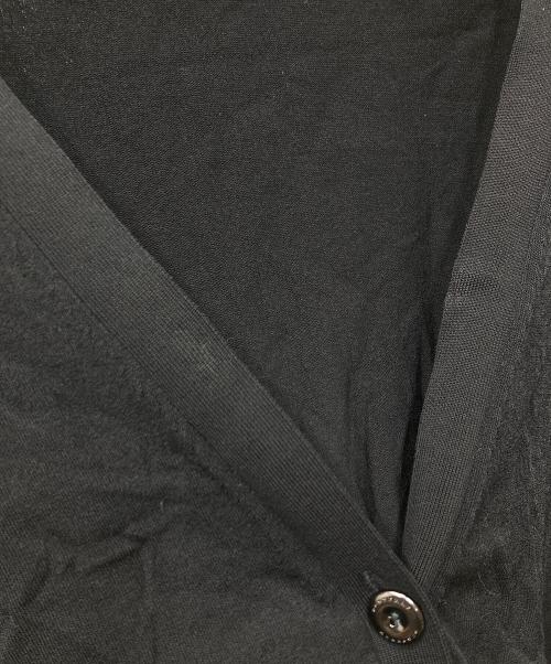 BURBERRY LONDON（バーバリーロンドン）BURBERRY LONDON (バーバリーロンドン) ギャザースリーブカーディガン ブラック サイズ:SIZE2の古着・服飾アイテム