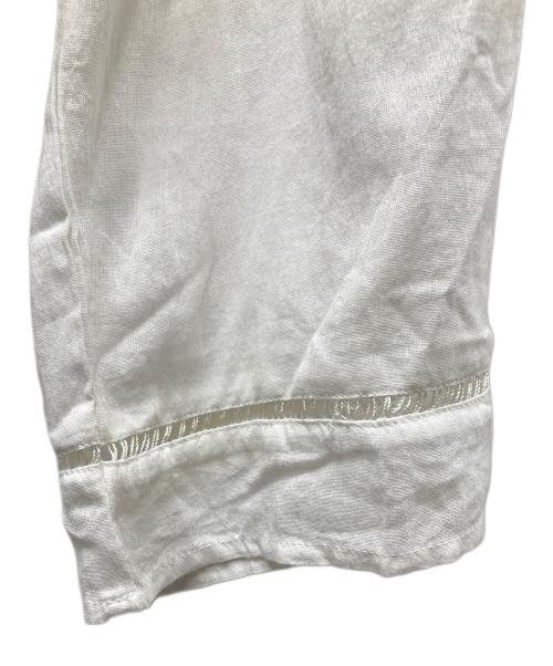 ne quittez pas（ヌキテパ）ne quittez pas (ヌキテパ) 2wayコットンボイル クロスオーバーフロントガウン ホワイト サイズ:Ｍの古着・服飾アイテム