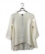 YOKO CHANヨーコチャン）の古着「クルーネックブラウス」｜ホワイト