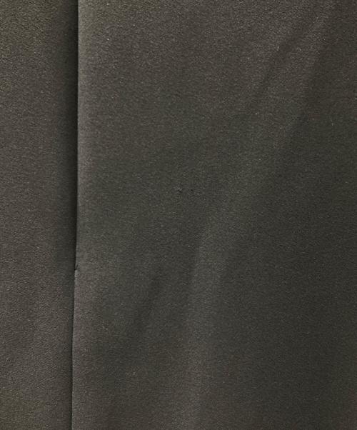 YOKO CHAN（ヨーコチャン）YOKO CHAN (ヨーコチャン) ハーフスリーブ ヘムギャザーブラウス ブラック サイズ:40の古着・服飾アイテム