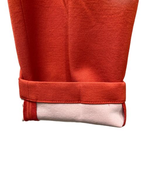 BORDERS at BALCONY（ボーダーズアットバルコニー）BORDERS AT BALCONY (ボーダーズアットバルコニー) SUMMER TAPERED PANTS イージーパンツ レッド サイズ:38の古着・服飾アイテム