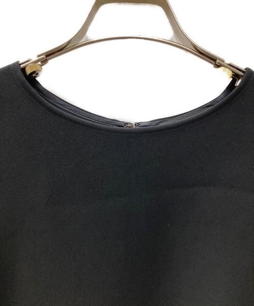 YOKO CHAN（ヨーコチャン）YOKO CHAN (ヨーコチャン) クルーネックブラウス ブラック サイズ:38の古着・服飾アイテム