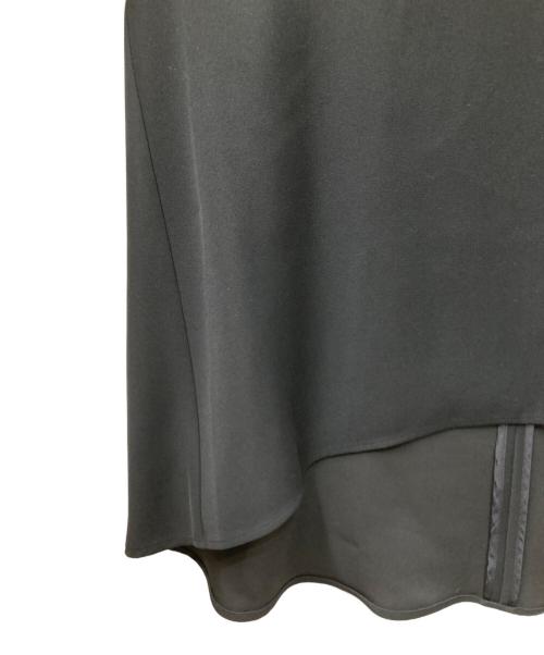 YOKO CHAN（ヨーコチャン）YOKO CHAN (ヨーコチャン) クルーネックブラウス ブラック サイズ:38の古着・服飾アイテム