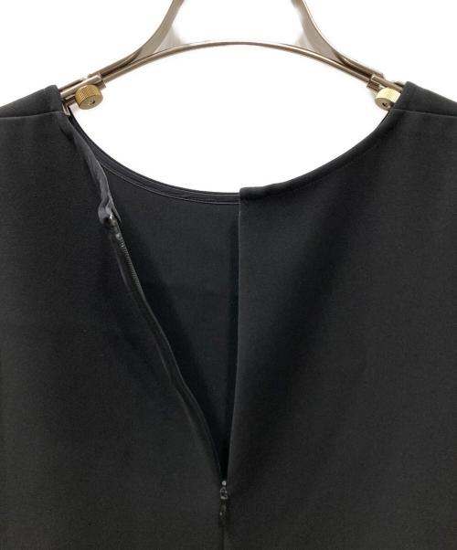 YOKO CHAN（ヨーコチャン）YOKO CHAN (ヨーコチャン) クルーネックブラウス ブラック サイズ:38の古着・服飾アイテム