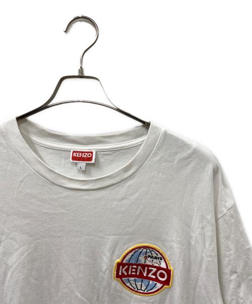 KENZO（ケンゾー）KENZO (ケンゾー) Travel ロゴ Tシャツ ホワイト サイズ:Ｌの古着・服飾アイテム