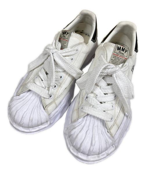 Maison MIHARA YASUHIRO（メゾン ミハラ ヤスヒロ）Maison MIHARA YASUHIRO (メゾン ミハラ ヤスヒロ) BLAKEY OG Sole Canvas Low-top Sneaker ローカットスニーカー ホワイト×ブラック サイズ:44の古着・服飾アイテム