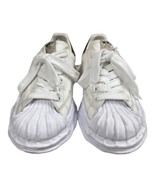 Maison MIHARA YASUHIRO（メゾン ミハラ ヤスヒロ）Maison MIHARA YASUHIRO (メゾン ミハラ ヤスヒロ) BLAKEY OG Sole Canvas Low-top Sneaker ローカットスニーカー ホワイト×ブラック サイズ:44の古着・服飾アイテム