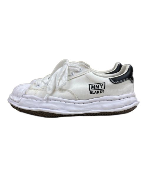 Maison MIHARA YASUHIRO（メゾン ミハラ ヤスヒロ）Maison MIHARA YASUHIRO (メゾン ミハラ ヤスヒロ) BLAKEY OG Sole Canvas Low-top Sneaker ローカットスニーカー ホワイト×ブラック サイズ:44の古着・服飾アイテム