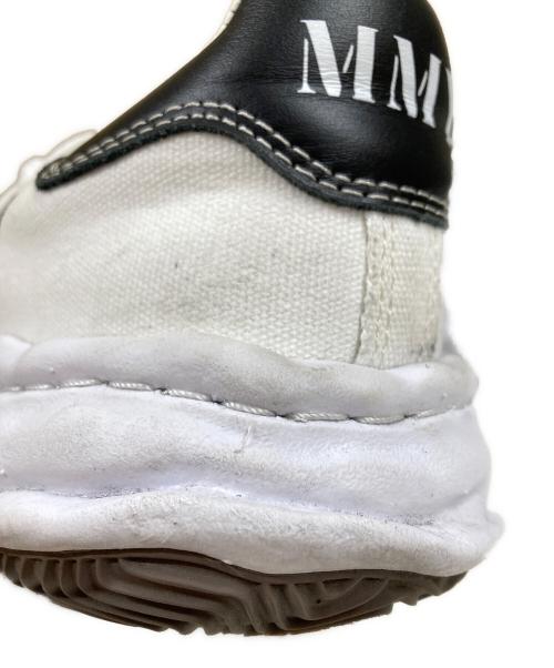 Maison MIHARA YASUHIRO（メゾン ミハラ ヤスヒロ）Maison MIHARA YASUHIRO (メゾン ミハラ ヤスヒロ) BLAKEY OG Sole Canvas Low-top Sneaker ローカットスニーカー ホワイト×ブラック サイズ:44の古着・服飾アイテム