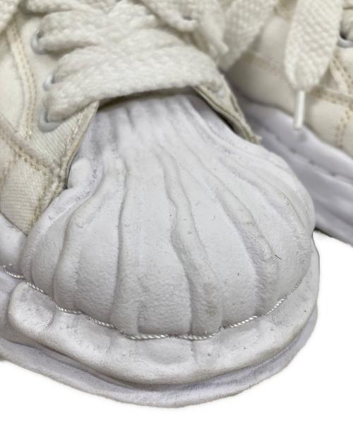 Maison MIHARA YASUHIRO（メゾン ミハラ ヤスヒロ）Maison MIHARA YASUHIRO (メゾン ミハラ ヤスヒロ) BLAKEY OG Sole Canvas Low-top Sneaker ローカットスニーカー ホワイト×ブラック サイズ:44の古着・服飾アイテム