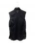 JOHN LAWRENCE SULLIVAN (ジョン ローレンス サリバン) LS COTTON VOILE GATHERS BELT SLEEVELESS SHIRT ブラック サイズ:S：8000円