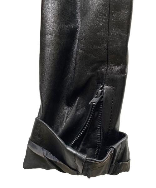 LAD MUSICIAN（ラッドミュージシャン）LAD MUSICIAN (ラッドミュージシャン) HORSE LEATHER レザージャケット ブラック サイズ:SIZE 46の古着・服飾アイテム