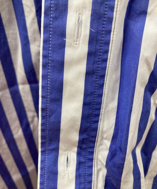 ticca（ティッカ）TICCA (ティッカ) MMN (エムエムエヌ) 別注 スクエアビッグ半袖シャツ ホワイト×ブルー サイズ:Freeの古着・服飾アイテム