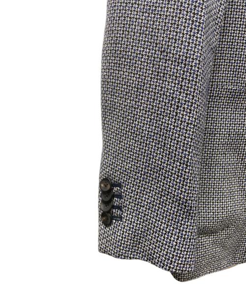 LARDINI（ラルディーニ）LARDINI (ラルディーニ) ウールリネンシルク ツイードジャケット マルチカラー サイズ:46の古着・服飾アイテム