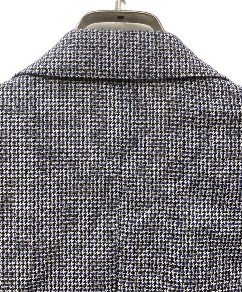 LARDINI（ラルディーニ）LARDINI (ラルディーニ) ウールリネンシルク ツイードジャケット マルチカラー サイズ:46の古着・服飾アイテム