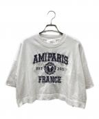 AMI Alexandre Mattiussiアミアレクサンドルマテュッシ）の古着「刺繍ロゴTシャツ」｜ホワイト