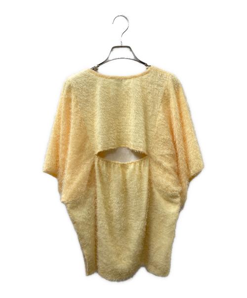 CLANE（クラネ）CLANE (クラネ) FLUFFY FRINGE TOPS/フラッフィーフリンジトップス イエロー サイズ:2の古着・服飾アイテム