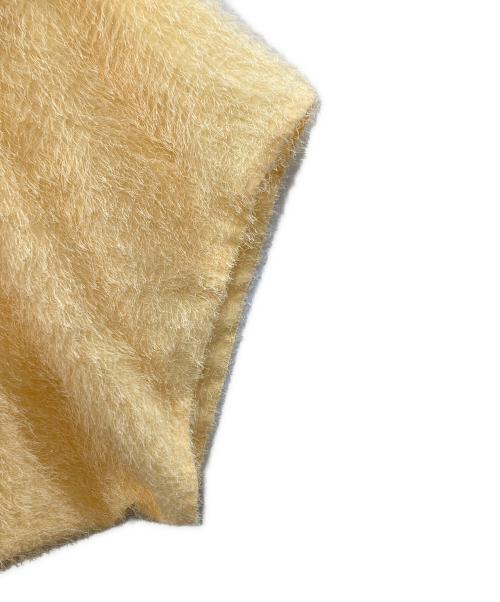 CLANE（クラネ）CLANE (クラネ) FLUFFY FRINGE TOPS/フラッフィーフリンジトップス イエロー サイズ:2の古着・服飾アイテム