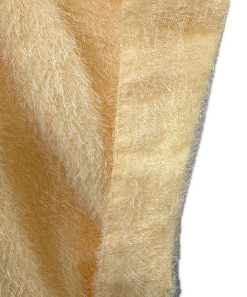 CLANE（クラネ）CLANE (クラネ) FLUFFY FRINGE TOPS/フラッフィーフリンジトップス イエロー サイズ:2の古着・服飾アイテム