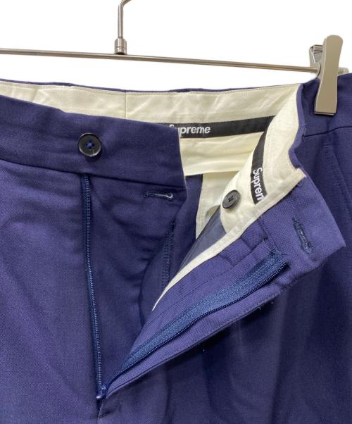SUPREME（シュプリーム）SUPREME (シュプリーム) 24SS Pleated Trouser スラックス ネイビー サイズ:32の古着・服飾アイテム