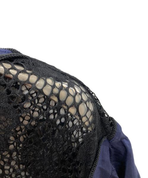 TOGA PULLA（トーガ プルラ）TOGA PULLA (トーガ プルラ) インナーレースドレス ワンピース ネイビー サイズ:36の古着・服飾アイテム