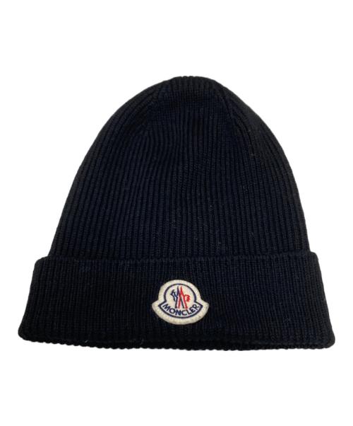 MONCLER（モンクレール）MONCLER (モンクレール) ニット帽 ブラックの古着・服飾アイテム