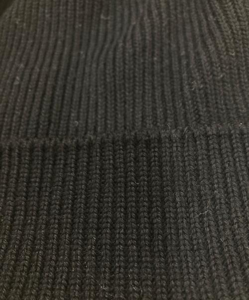 MONCLER（モンクレール）MONCLER (モンクレール) ニット帽 ブラックの古着・服飾アイテム