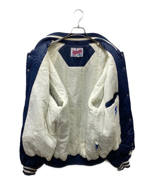 AUTHENTIC by STARTER（オーセンティックバイスターター）AUTHENTIC by STARTER (オーセンティックバイスターター) 90's NY Yankees チームスタジャン ネイビー サイズ:SIZE XLの古着・服飾アイテム