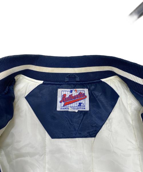 AUTHENTIC by STARTER（オーセンティックバイスターター）AUTHENTIC by STARTER (オーセンティックバイスターター) 90's NY Yankees チームスタジャン ネイビー サイズ:SIZE XLの古着・服飾アイテム