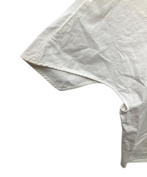 nonnotte（ノノット）nonnotte (ノノット) S/Sデザインスリーブシャツ ホワイト サイズ:Freeの古着・服飾アイテム