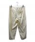 nonnotte (ノノット) 2 TACK WIDE TAPERED TROUSERS アイボリー サイズ:Free：13000円