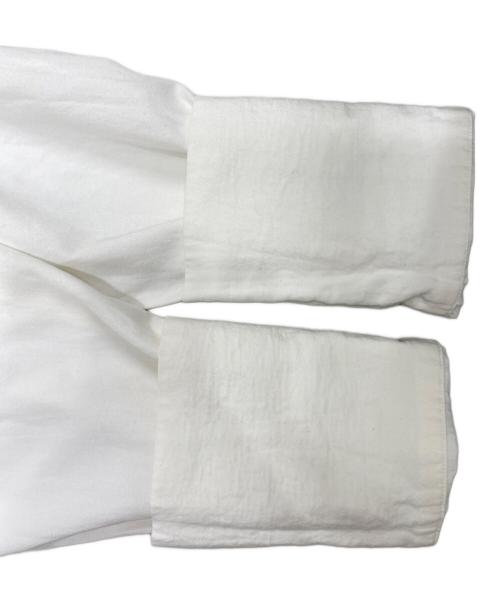 ETRE TOKYO（エトレトウキョウ）ETRE TOKYO (エトレトウキョウ) L/Sバンドカラーチュニックシャツ ホワイト サイズ:FREEの古着・服飾アイテム