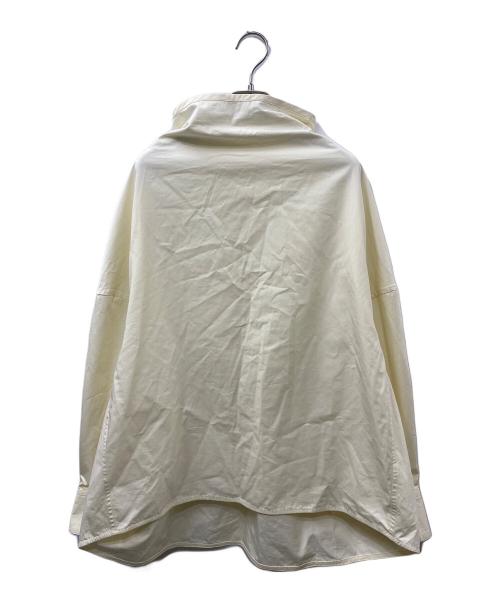 nonnotte（ノノット）nonnotte (ノノット) スタンドカラープルオーバーシャツ アイボリー サイズ:FREEの古着・服飾アイテム