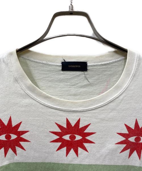UNDERCOVER（アンダーカバー）UNDERCOVER (アンダーカバー) 17ss ビッグシルエットプリントTee グリーン×ホワイト サイズ:３の古着・服飾アイテム