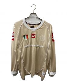 LOTTO×Diaspora Skateboards（ロット×ディアスポラスケートボードズ）の古着「Scudetto Shirt」｜ベージュ