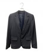 UNDERCOVERISMアンダーカバーイズム）の古着「07ss PURPLE期 パイピングテーラードジャケット」｜ブラック