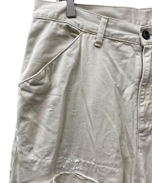 ANCELLM（アンセルム）ANCELLM (アンセルム) REMAKE WIDE CHINO TROUSERS アイボリー サイズ:2の古着・服飾アイテム