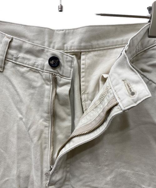 ANCELLM（アンセルム）ANCELLM (アンセルム) REMAKE WIDE CHINO TROUSERS アイボリー サイズ:2の古着・服飾アイテム