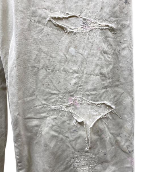 ANCELLM（アンセルム）ANCELLM (アンセルム) REMAKE WIDE CHINO TROUSERS アイボリー サイズ:2の古着・服飾アイテム