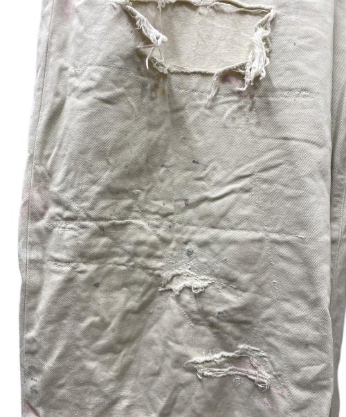 ANCELLM（アンセルム）ANCELLM (アンセルム) REMAKE WIDE CHINO TROUSERS アイボリー サイズ:2の古着・服飾アイテム