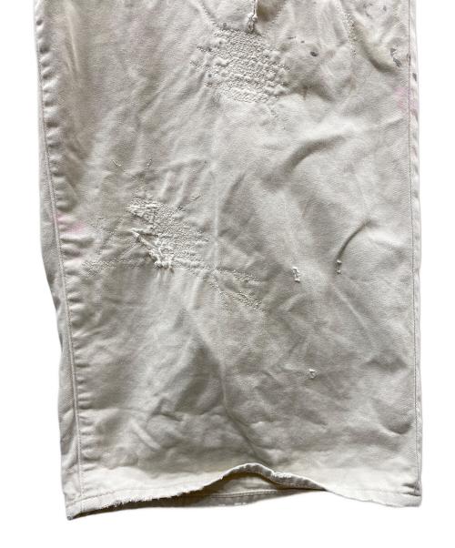 ANCELLM（アンセルム）ANCELLM (アンセルム) REMAKE WIDE CHINO TROUSERS アイボリー サイズ:2の古着・服飾アイテム