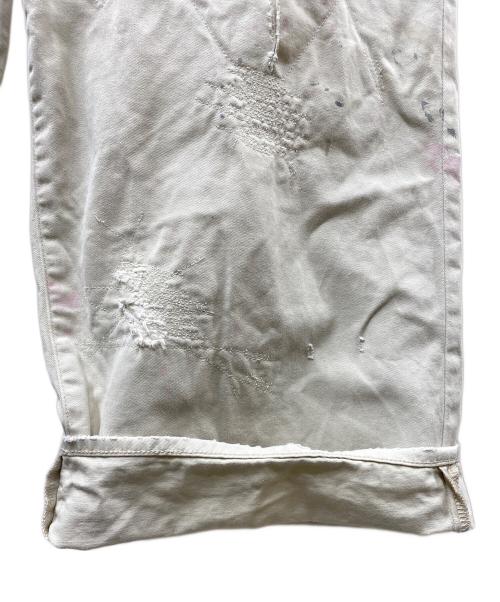 ANCELLM（アンセルム）ANCELLM (アンセルム) REMAKE WIDE CHINO TROUSERS アイボリー サイズ:2の古着・服飾アイテム