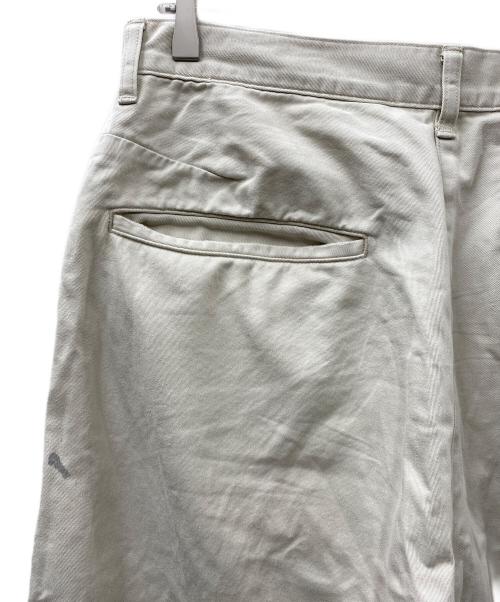 ANCELLM（アンセルム）ANCELLM (アンセルム) REMAKE WIDE CHINO TROUSERS アイボリー サイズ:2の古着・服飾アイテム