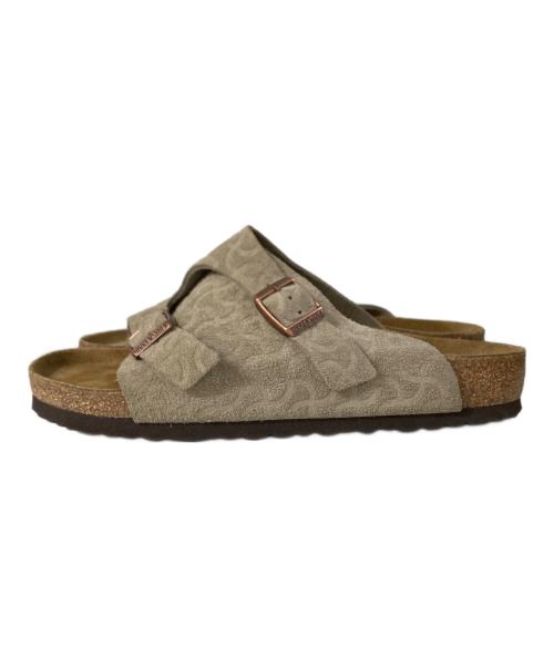 BIRKENSTOCK（ビルケンシュトック）BIRKENSTOCK (ビルケンシュトック) BEAMS (ビームス) 別注 Zurich BONE PATTERN ベージュ サイズ:26.5㎝の古着・服飾アイテム