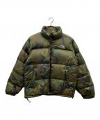 THE NORTH FACEザ ノース フェイス）の古着「Nuptse Jacket ダウンジャケット」｜オリーブ