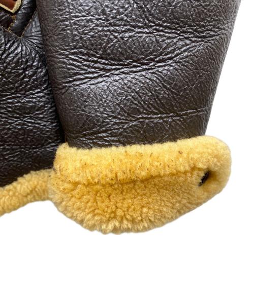 THE REAL McCOY'S（ザ・リアルマッコイズ）THE REAL McCOY'S (ザ・リアルマッコイズ) TYPE B-6 ムートンフライトジャケット ブラウン サイズ:38Rの古着・服飾アイテム