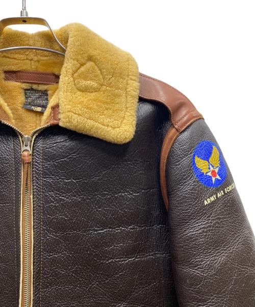 THE REAL McCOY'S（ザ・リアルマッコイズ）THE REAL McCOY'S (ザ・リアルマッコイズ) TYPE B-6 ムートンフライトジャケット ブラウン サイズ:38Rの古着・服飾アイテム