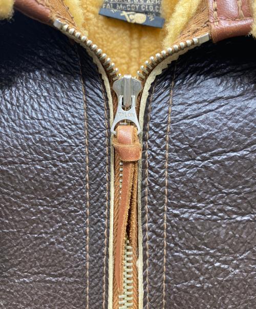 THE REAL McCOY'S（ザ・リアルマッコイズ）THE REAL McCOY'S (ザ・リアルマッコイズ) TYPE B-6 ムートンフライトジャケット ブラウン サイズ:38Rの古着・服飾アイテム