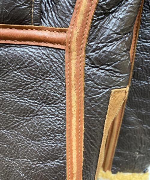 THE REAL McCOY'S（ザ・リアルマッコイズ）THE REAL McCOY'S (ザ・リアルマッコイズ) TYPE B-6 ムートンフライトジャケット ブラウン サイズ:38Rの古着・服飾アイテム